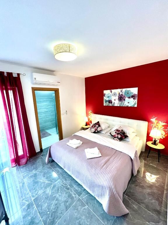 Deluxe dvokrevetna soba s balkonom - Residence Antiqua Rooms, Bibinje